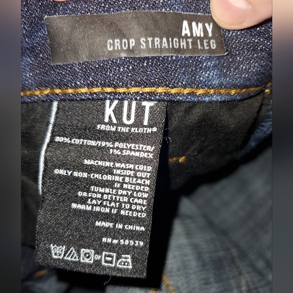 KUT FROM THE KLOTH Amy Crop Jeans - Picture 14 of 14